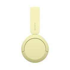 Sony WH-CH520 brezžične slušalke, rumene