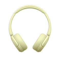 Sony WH-CH520 brezžične slušalke, rumene