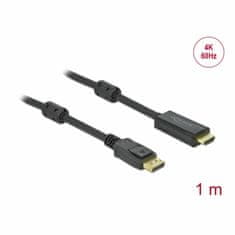 Delock kabel DisplayPort-HDMI 1m 4K 60Hz 85955