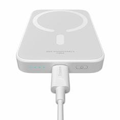BASEUS prenosna baterija 6.000mAh 20W PowerBank magsafe bela mini PPCXM06A