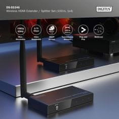 Digitus line extender HDMI množilnik brezžični SET 100m DS-55346