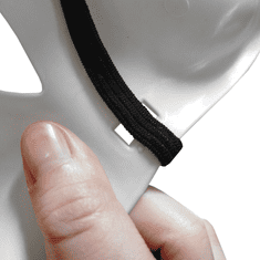 Korbi Diy Plastična bela mačja maska za slikanje