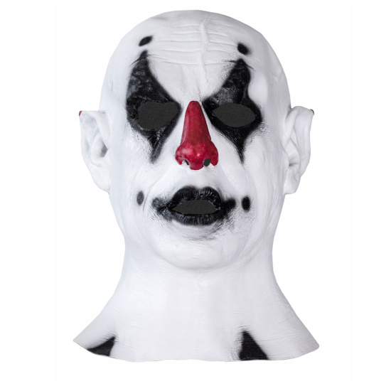 Korbi Profesionalni lateksni klovn Roger Halloween maska