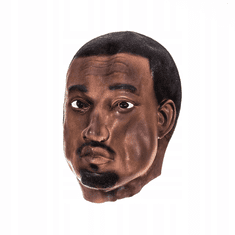 Korbi Profesionalna lateks maska Kanye West za zabave