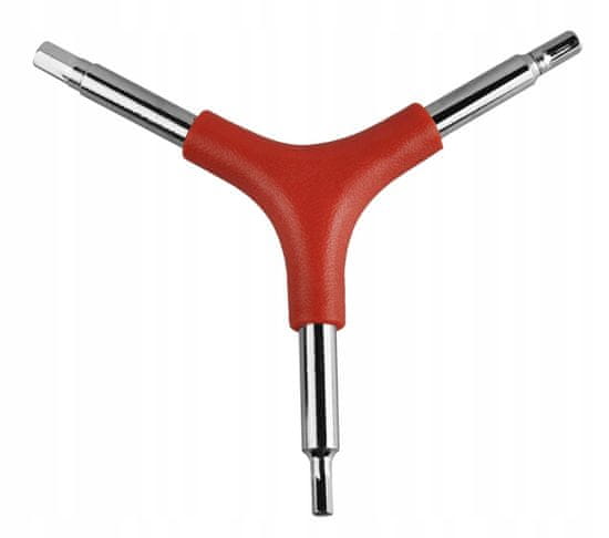 Korbi Univerzalni 3-v-1 kolesarski ključ za popravila, 4/5/6mm, večfunkcijski
