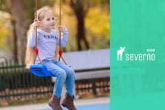 Severno Otroška plastična vrtna gugalnica ZOYA modra