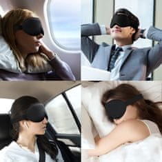 Severno Preveza za spanje, nastavljiva maska SLEEPY 3D