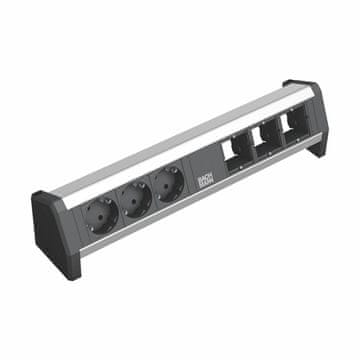 Bachmann DESK 1 namizni razdelilec 3x220V, 3xprazen 902.002