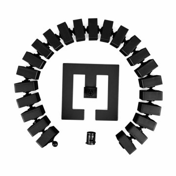 Bachmann organizator kablov Quadro SET črn 930.016