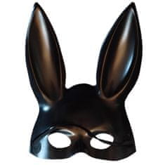 Korbi Elegantna črna maska zajčice s Playboy ušesi