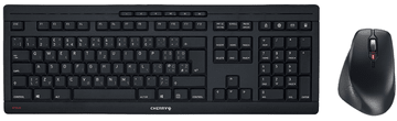Cherry Stream Desktop Comfort tipkovnica in miška, SLO, črna (JD-8550GB-2)