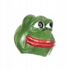 Korbi Lateks Maska Pepe Žaba - Halloween Dodatek