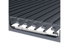 MS VISCOM Bioklimatska pergola 4 x 2,86 m; temno siva