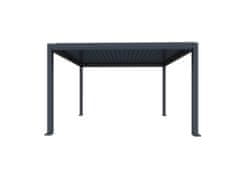 MS VISCOM Bioklimatska pergola 4 x 2,86 m; temno siva