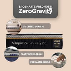 Vitapur Zero Gravity Firm 2.0 ležišče, 160 x 200 cm