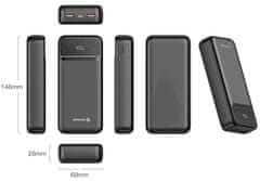 SWISSTEN Powerbank POWER BANK 20000 mAh POWER LINE II ČRN 22013947