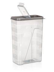 Banquet Posoda za hrano v razsutem stanju 2,5 l, plastika, pokrov LATTE