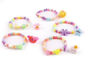 Komplet otroške zapestnice in prstana - naključna barva