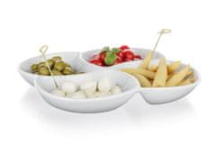 Banquet Razdeljena skleda 26,5x26,5cm porcelan BIANCA