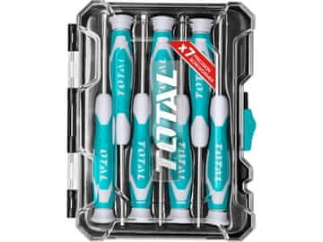 Total Izvijači THT250726, 7 kosov, precizni, industrijski, 3x(-), 2xPH, 2xT, CrV