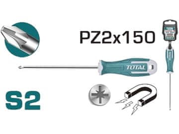 Total Izvijač THT26PZ2150 Križni izvijač Pozidriv, industrijski