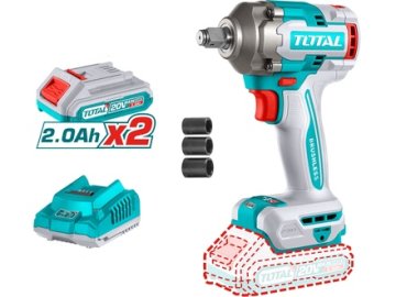 Total Total TIWLI2040 1/2 brezkrtačni, 400Nm, 20 V Li-ion (2x), industrijski
