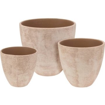 ProGarden ProGarden KO-066900320 Set keramičnih cvetličnih lončkov 3 kosi
