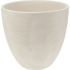 ProGarden Lonec za rože KO-066900330 Komplet 3 keramičnih cvetličnih lončkov, beli