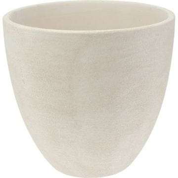 ProGarden ProGarden KO-066900330 Set 3 keramičnih cvetličnih lončkov bele barve