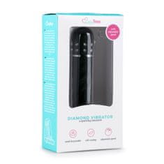 Easytoys Love Diamond vibrator Twisted, črn