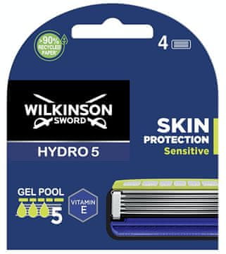 Wilkinson Sword Nadomestne glave Hydro 5 Skin Protection Sensitive 4 kosi