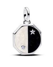 Pandora Eleganten srebrn obesek Yin & Yang ME 793688C01
