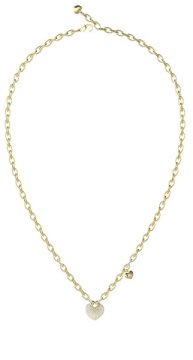 Guess Crazy In Love pozlačena ogrlica s srcem JUBN05212JWYGT/U