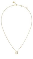Guess Svetlo pozlačena ogrlica Ageless 4G JUBN05249JWYGT/U
