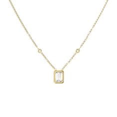 Guess Svetlo pozlačena ogrlica Ageless 4G JUBN05249JWYGT/U
