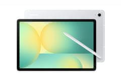 Samsung Galaxy Tab S10 FE tablični računalnik, 8/128GB, 5G, srebrn