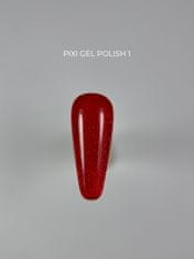 shumee TOUCH Pixi gel lak 01 - hibridni lak z bleščicami svetlo rdeče barve, 9 ml