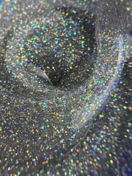 shumee TOUCH Twinkle top 04 - srebrno-moder top z odsevnimi delci, 13 ml