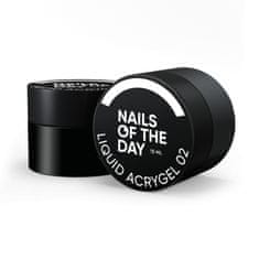 shumee NAILSOFTHEDAY Liquid acrygel 02 - nasičen mlečni tekoči akrilogel, 15 ml