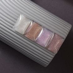 shumee NAILSOFTHEDAY Polygel shimmer 04 - roza akrilni gel z bleščicami, 30 g