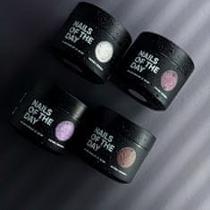 shumee NAILSOFTHEDAY Polygel shimmer 04 - roza akrilni gel z bleščicami, 30 g