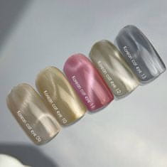 shumee NAILSOFTHEDAY Korean cat eye 13 - temno siv hibridni lak za nohte z učinkom "cat eye", 10 ml