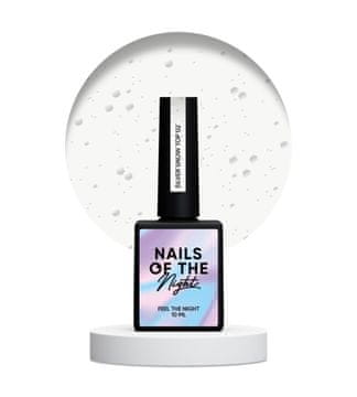 shumee NAILSOFTHENIGHT Silver Snow - nelepljiv nadlak z nepravilnimi srebrnimi delci, 10 ml