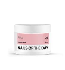 shumee NAILSOFTHEDAY Cover base NEW 06 - polprozorna nude-peach hibridna baza, 30 ml