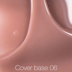 shumee NAILSOFTHEDAY Cover base NEW 06 - polprozorna nude-peach hibridna baza, 30 ml