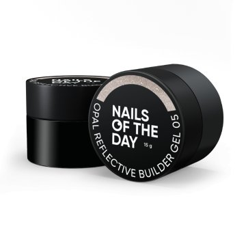shumee NAILSOFTHEDAY Opalreflective Builder gel 05 - bež gradbeni gel z opalnim sijajem in odsevnimi delci, 15 g