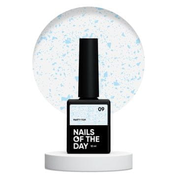 shumee NAILSOFTHEDAY Zabaven nadlak 09 - prozoren nadlak s holografskimi kosmiči, brez lepljive plasti, 10 ml
