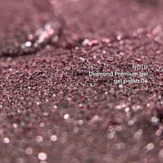 shumee NAILSOFTHENIGHT Diamond Premium gel/gel lak 04 - roza zlato s kovinskimi kosmiči hibridni lak, 5 ml