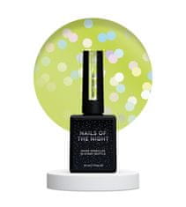 shumee NAILSOFTHENIGHT Podlaga za zabavo 04 - neonska limonina podlaga s holografskimi šestkotniki, 10 ml