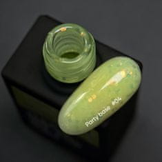 shumee NAILSOFTHENIGHT Podlaga za zabavo 04 - neonska limonina podlaga s holografskimi šestkotniki, 10 ml